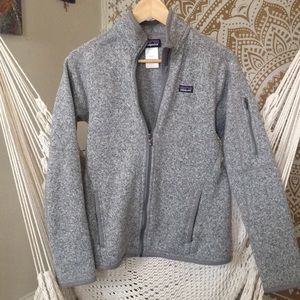 Patagonia gray zip up